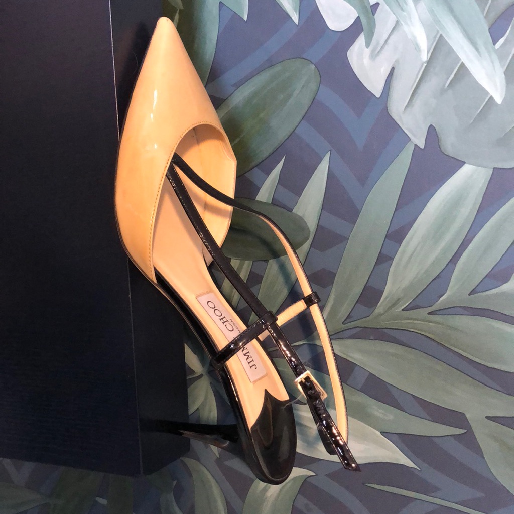 Jimmy Choo Patent Sling Back